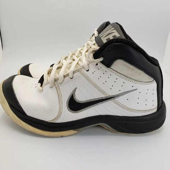 Nike Mens The Overplay VI 443456-104 White Basketball Shoes Lace Up Size US 7 - Picture 3 of 9